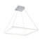 Dweled Frame Square 28in LED Pendant 3000K in Brushed Aluminum PD-298 - alternate 1